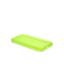 Custodia Glossy Flessibile Trasparente per iPhone 5C - Verde
