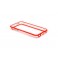 Bumper Advanced per iPhone 5C - Rosso/Trasparente