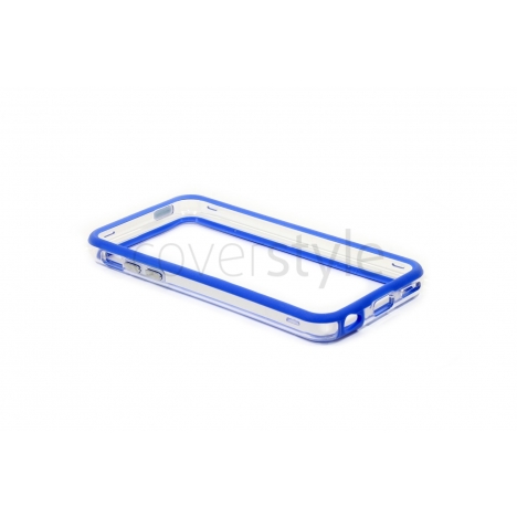Bumper Advanced per iPhone 5C - Blu/Trasparente
