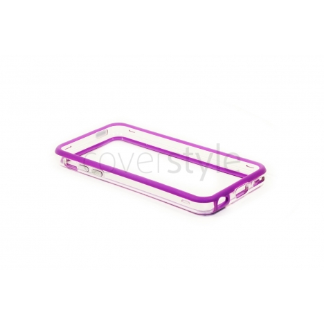 Bumper Advanced per iPhone 5C - Viola/Trasparente