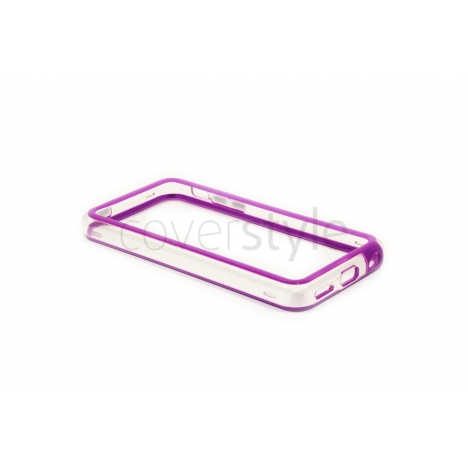 Bumper Advanced per iPhone 5C - Viola/Trasparente
