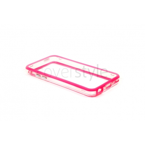 Bumper Advanced per iPhone 5C - Rosa/Trasparente