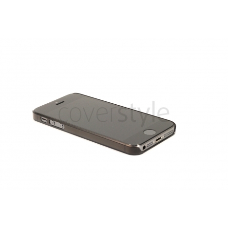 Custodia Ultra Sottile Trasparente per iPhone 5/5S - Nero