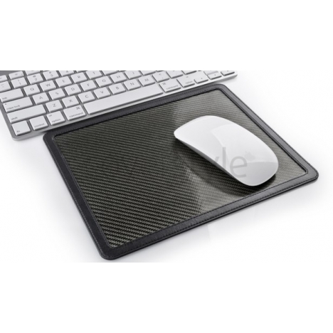 ION factory - Tappetino Mouse in Vera Fibra di Carbonio - Nero