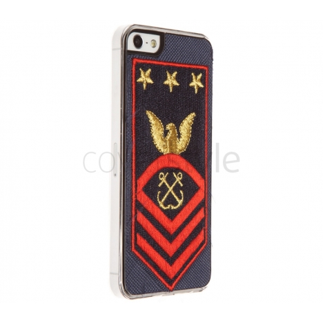 Custodia Militare Ranks in Tessuto per iPhone 5/5S - Blu