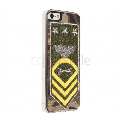 Custodia Militare Ranks in Tessuto per iPhone 5/5S - Verde