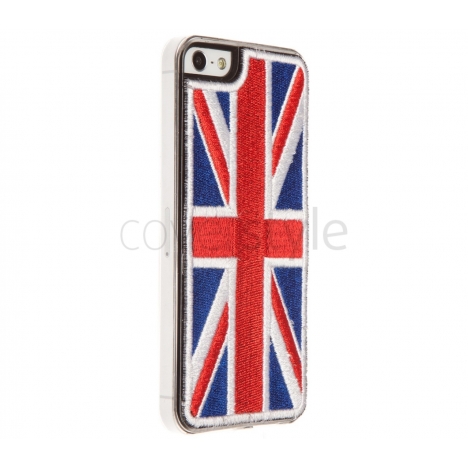 Custodia Bandiera Inglese in Tessuto per iPhone 5/5S