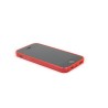 Custodia Ultra Sottile Flessibile Trasparente Anti-Polvere per iPhone 5/5S - Rosso