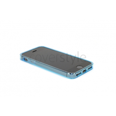 Custodia RetroFlex con Retro Rigido e Bordo Flessibile per iPhone 5/5S - Blu