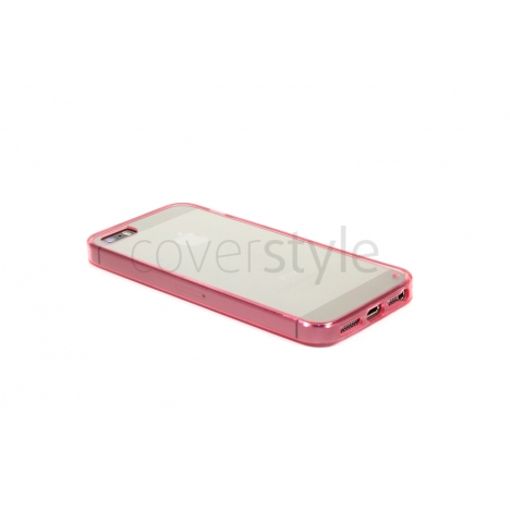 Custodia RetroFlex con Retro Rigido e Bordo Flessibile per iPhone 5/5S - Rosa