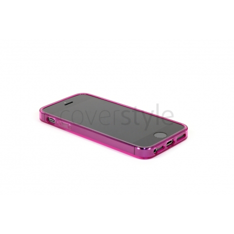 Custodia RetroFlex con Retro Rigido e Bordo Flessibile per iPhone 5/5S - Viola