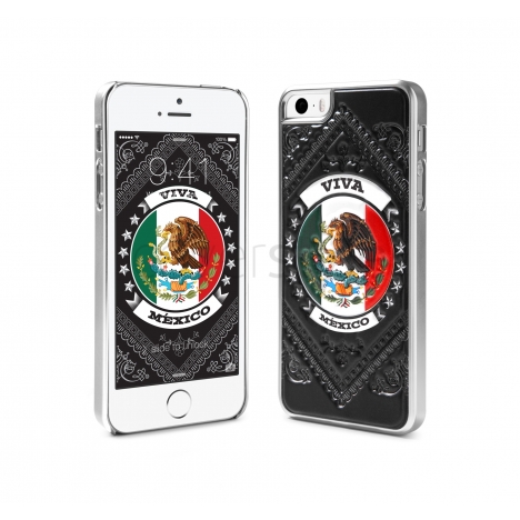 id America - Custodia Cushi Flag in Soft Foam per iPhone 5/5S - Messico