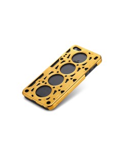 id America - Custodia Gasket V8 in Alluminio per iPhone 5/5S - Gold 2