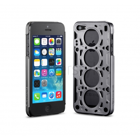 id America - Custodia Gasket V8 in Alluminio per iPhone 5/5S - Gray