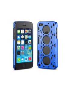 id America - Custodia Gasket V8 in Alluminio per iPhone 5/5S - Rally Blue