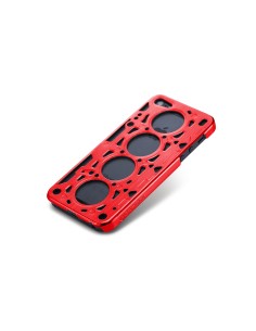 id America - Custodia Gasket V8 in Alluminio per iPhone 5/5S - Red 2