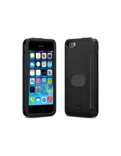 id America - Custodia Wall St. in Pelle per iPhone 5/5S - Nero