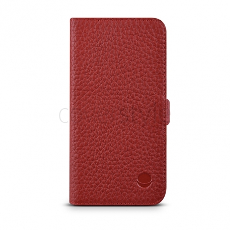 Beyzacases - Custodia in Pelle MF Folio per iPhone 5/5S - Rosso
