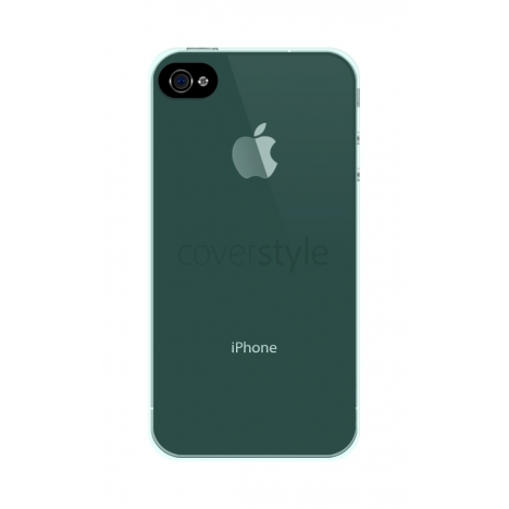 Custodia ZeroFlex 0.3mm Ultra Sottile Flessibile per iPhone 4/4S - Turchese