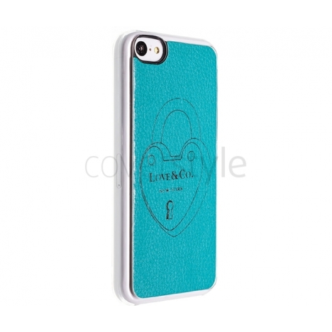Custodia Heart Key Ring per iPhone 5C - Verde