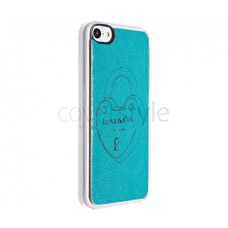 Custodia Heart Key Ring per iPhone 5C - Verde