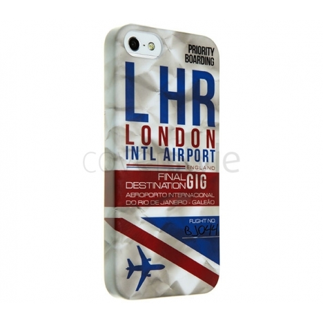 Custodia Ticket to Brazilan Soccer World Cup per iPhone 5/5S - London