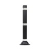 id America - L.E.D Batteria Lampada Portatile in Alluminio - Nero