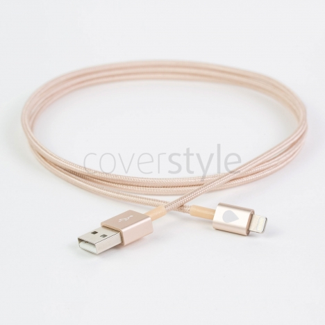 JUICIES+ Cavo in Alluminio da Lightning a USB - Oro