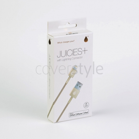 JUICIES+ Cavo in Alluminio da Lightning a USB - Oro