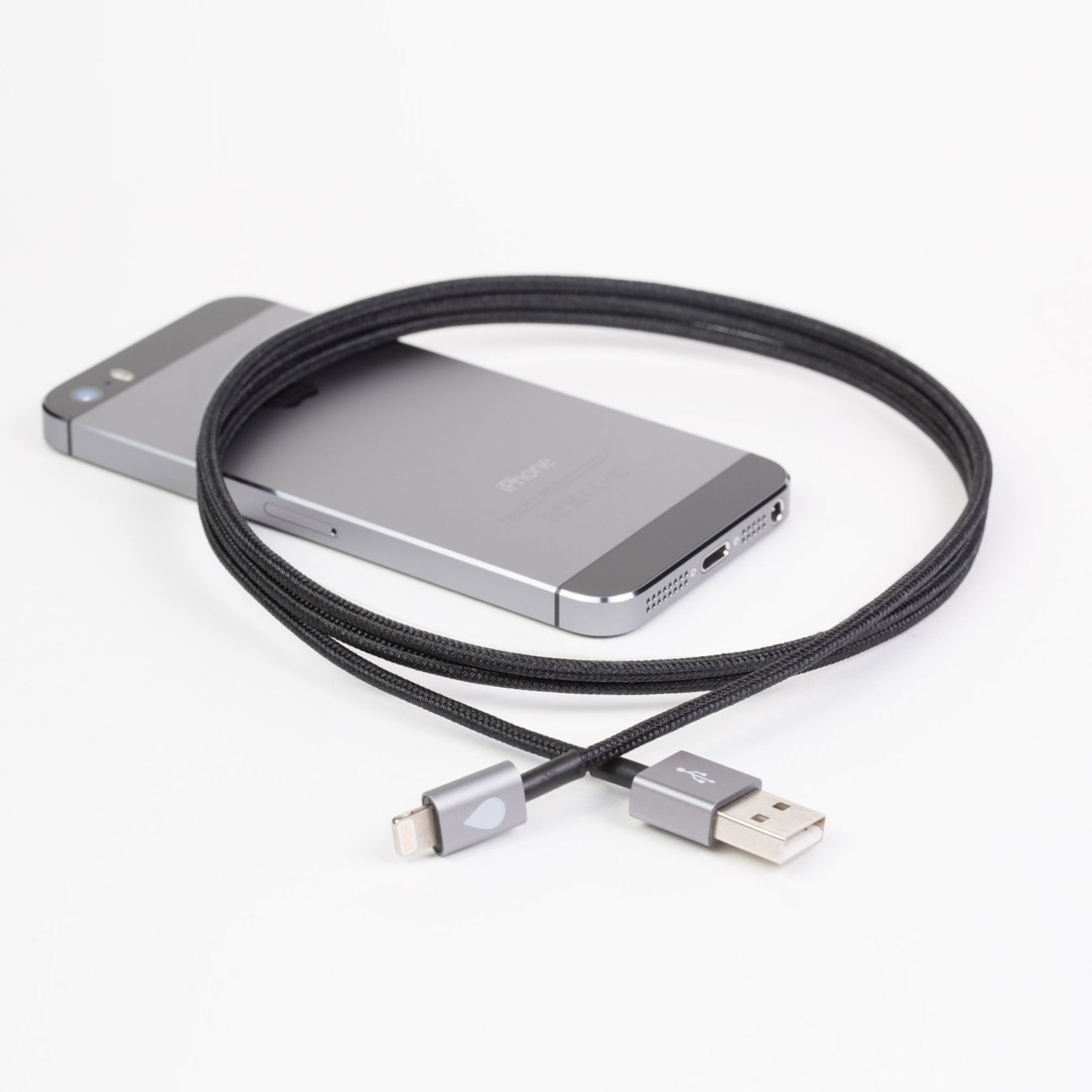 JUICIES+ Cavo in Alluminio da Lightning a USB - Nero
