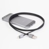 JUICIES+ Cavo in Alluminio da Lightning a USB - Nero