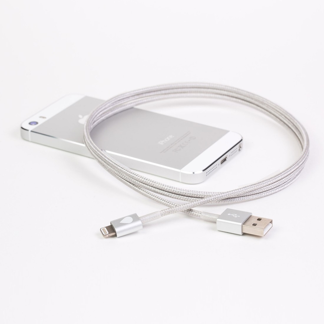 JUICIES+ Cavo in Alluminio da Lightning a USB - Argento