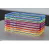 Bumper per iPhone 6 (4.7") Viola + Interno Trasparente