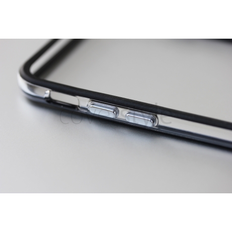 Bumper per iPhone 6 (4.7") Nero + Interno Trasparente