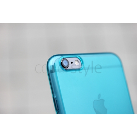 Custodia ZeroFlex PRO 0.3mm Ultra Sottile Flessibile per iPhone 6 Plus (5.5") - Azzurro