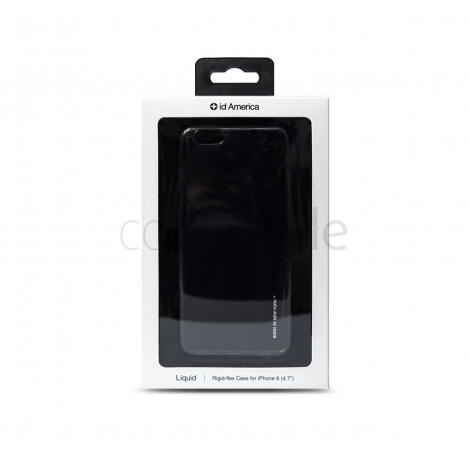 id America - Liquid Custodia Flessibile per iPhone 6 (4.7") - Nero