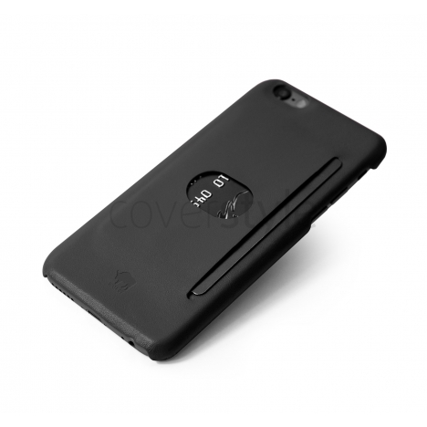 id America - Wall St. Custodia in Pelle per iPhone 6 (4.7") - Nero