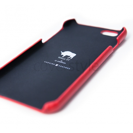 id America - Wall St. Custodia in Pelle per iPhone 6 (4.7") - Rosso