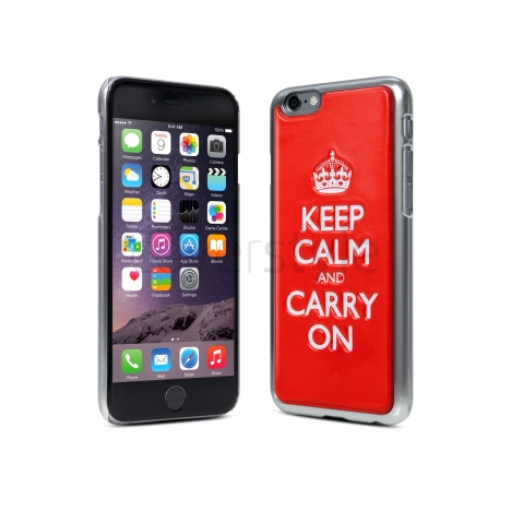 id America - Custodia Cushi Case Original per iPhone 6 (4.7") - Keep Calm