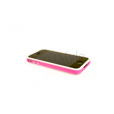 Bumper Bicolore Bianco/Rosa - Serie Advanced