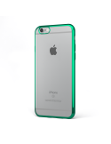 CoverStyle® - Custodia ChromFlex Flessibile + Bordo Cromato per iPhone 6/6S (4.7") - Verde
