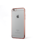 CoverStyle® - Custodia ChromFlex Flessibile + Bordo Cromato per iPhone 6/6S (4.7") - Oro Rosa