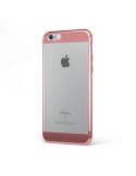 CoverStyle® - Custodia ChromFlex S Flessibile + Bordo e Bande Cromate per iPhone 6/6S Plus (5.5") - Oro Rosa