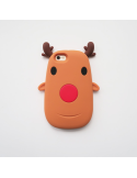 CoverStyle® - Custodia 3D Flex Renna di Natale per iPhone 6/6S Plus (5.5")