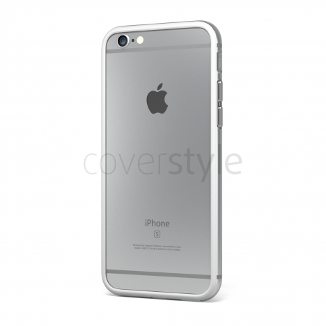 Bumper BumpFlex per iPhone 6 (4.7") - Bianco + Interno Trasparente