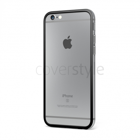 Bumper BumpFlex per iPhone 6 (4.7") - Nero + Interno Trasparente