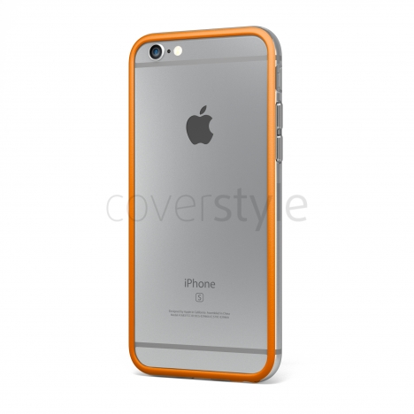 Bumper BumpFlex per iPhone 6 (4.7") - Arancione + Interno Trasparente