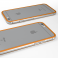 Bumper per iPhone 6 (4.7") Arancione + Interno Trasparente
