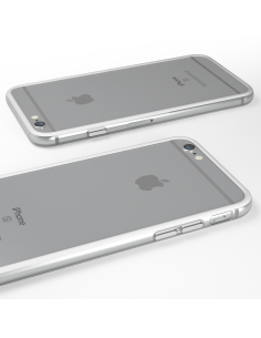 Bumper per iPhone 6 (4.7") Bianco + Interno Trasparente 2