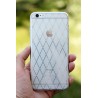 Custodia con Brillantini e Stampa Oro per iPhone 6/6S (4.7") - LuxFlex N°1